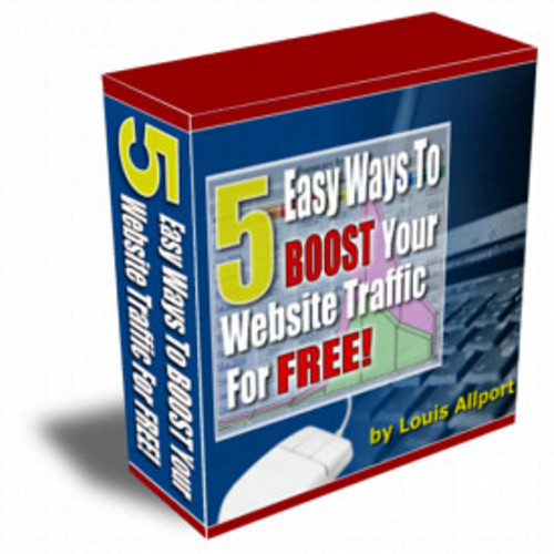 Product picture 5 Easy Ways To Boost Your Website Traffic For Free/MRR