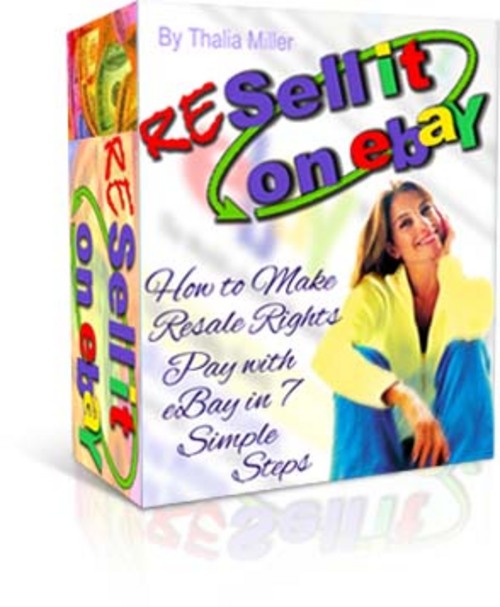 Product picture Resell It On Ebay With PLR MRR 