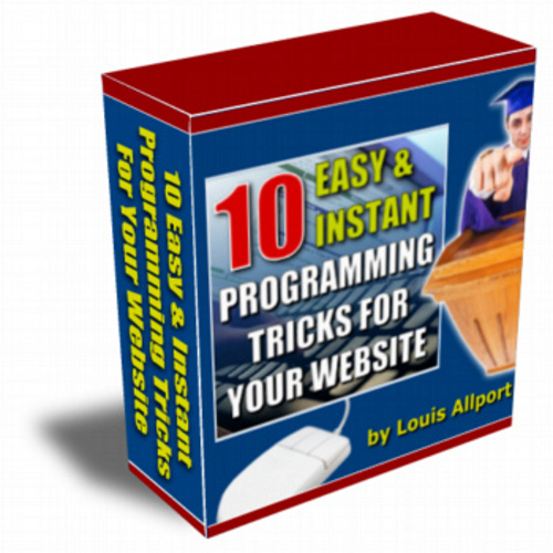Product picture New 10 Easy Instant Programming Tricks For Your Website/mrr