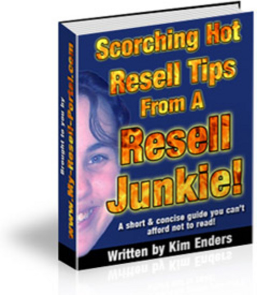 Product picture Scorching Hot Resell Tips From A Resell Junkie/MRR