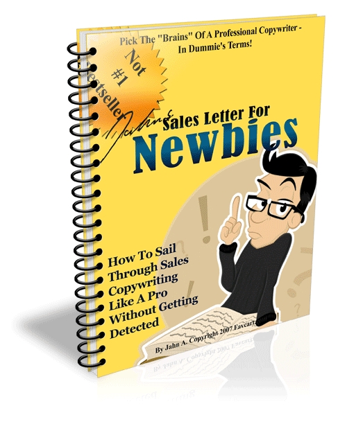 Product picture NEW Sales Letter For Newbies/mrr