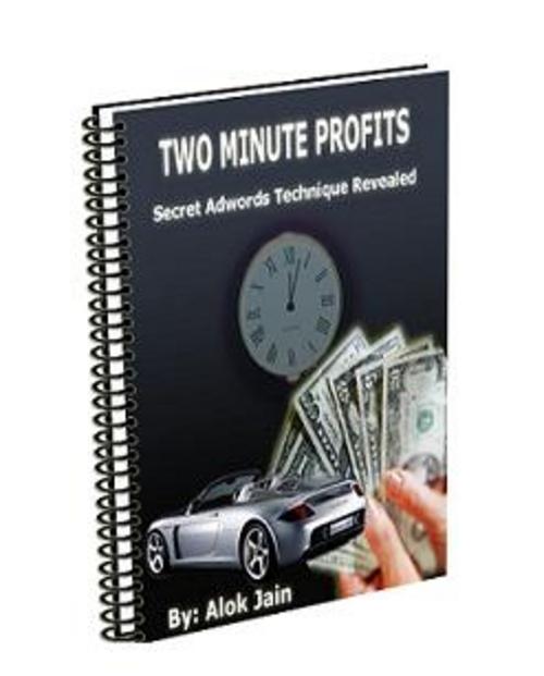 Product picture NEW Two Minute Profits/MRR